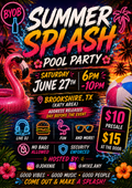 Summer Splash Presale Ticket